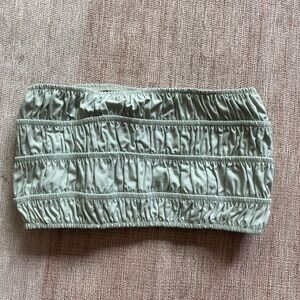 L.A. Hearts Green Ruched Bandeau Top